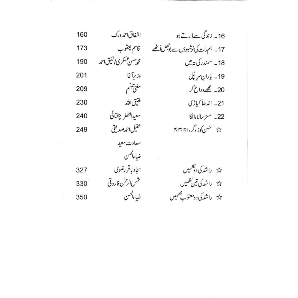 Ma&#39;ani ki Subhein Rashid: Nazmein aur Mutala&#39;at - Mushtaq Ahmad