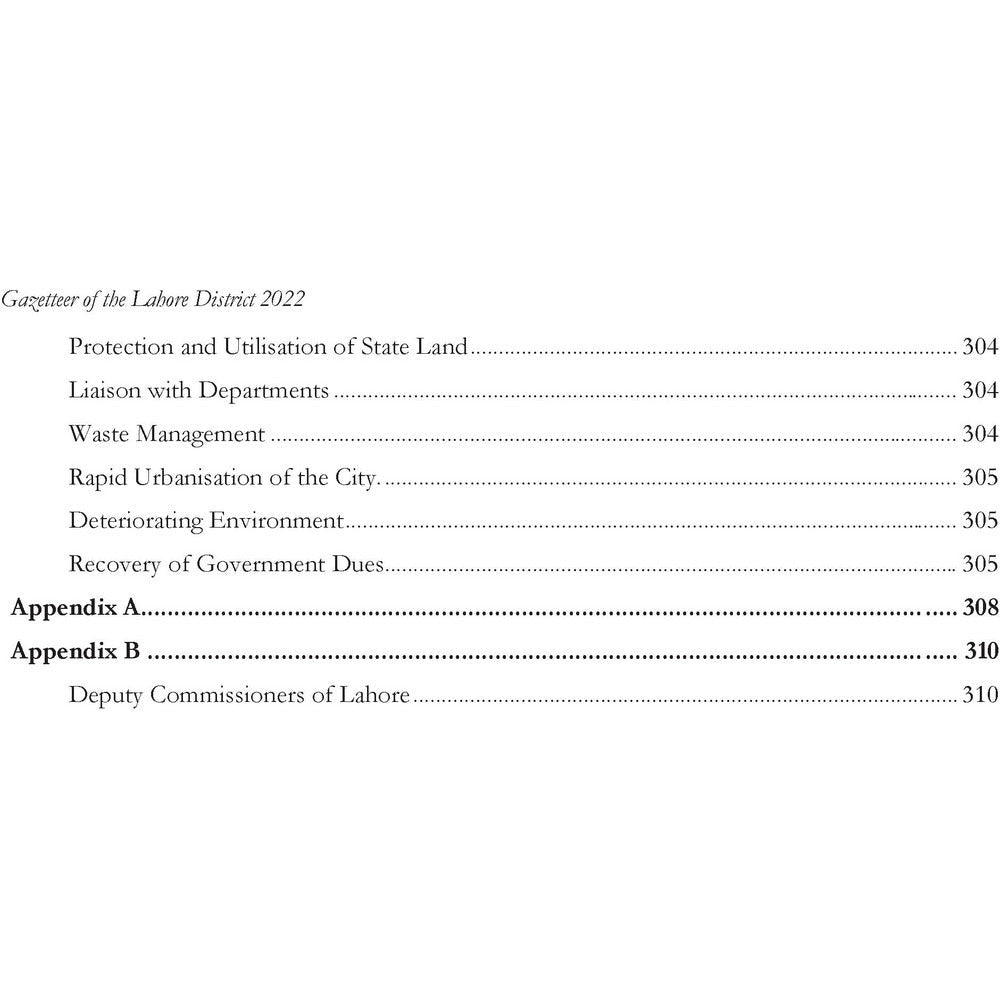 Gazetteer of the Lahore District 2022