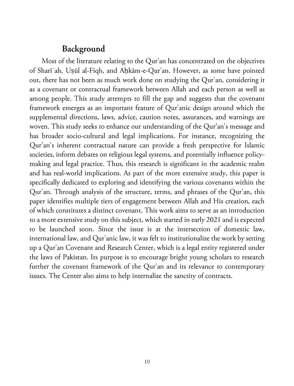 Qur'anic Covenants: An Introduction - Ahmer Bilal Soofi