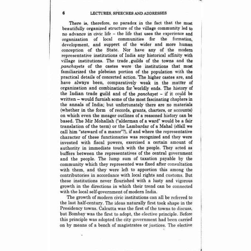 Abdullah Yusuf Ali's Lectures, Speeches and Addresses