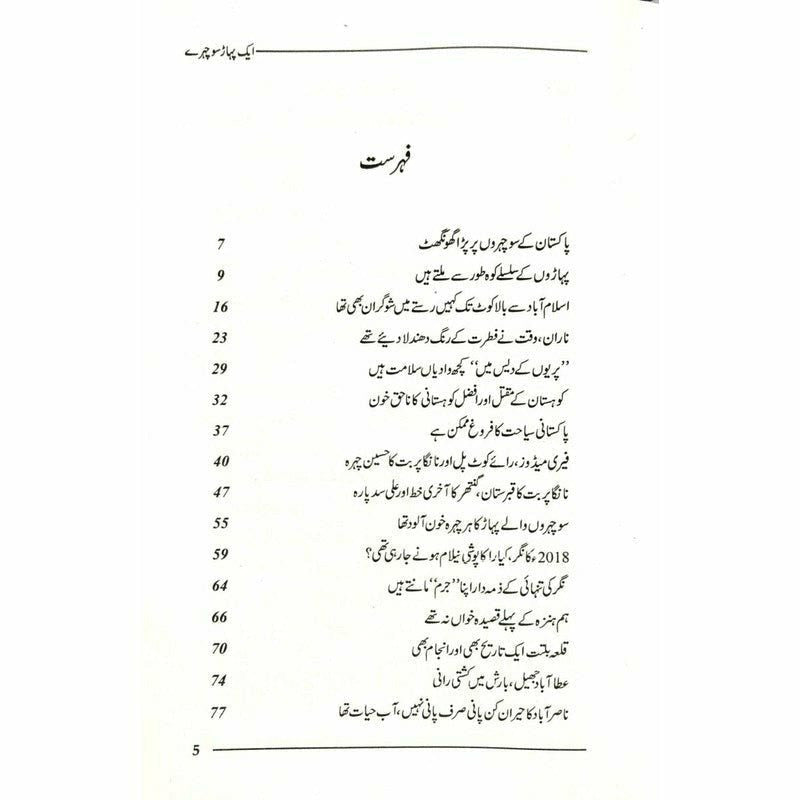 Aik Pahaar Sau Chehray