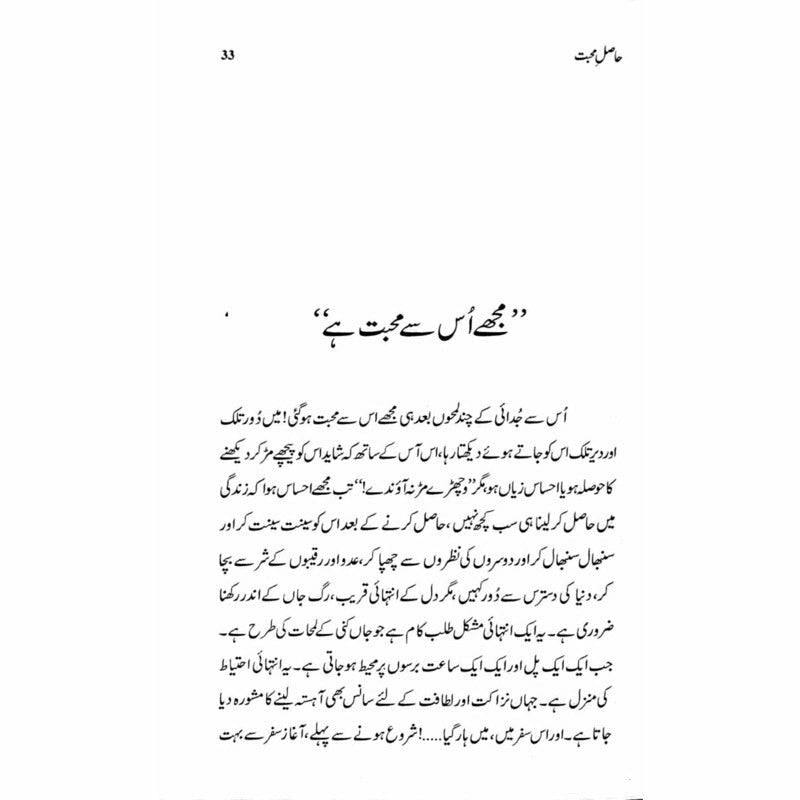 Haasil-E-Mohabbat