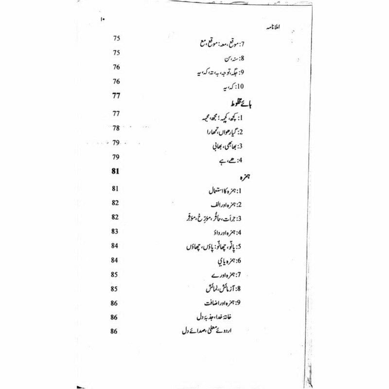 Imla Nama - املا نامہ