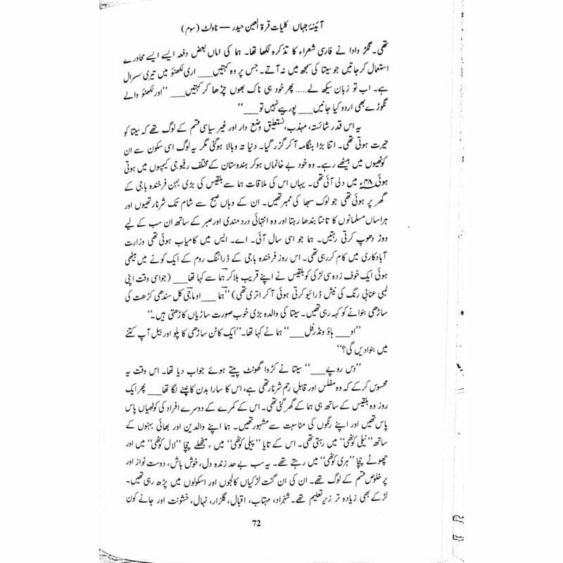 Kulliyaat-e-Quratulain Haider - Aaina-e-Jahaan (3) - Novelette