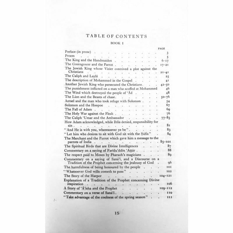 Mathnawi Of Jalalud'Din Rumi (English) (6 volumes in 1 book)