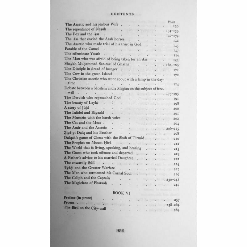 Mathnawi Of Jalalud'Din Rumi (English) (6 volumes in 1 book)