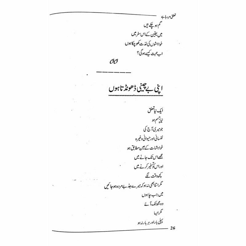 Ta&#39;aluq Mar Raha Hai